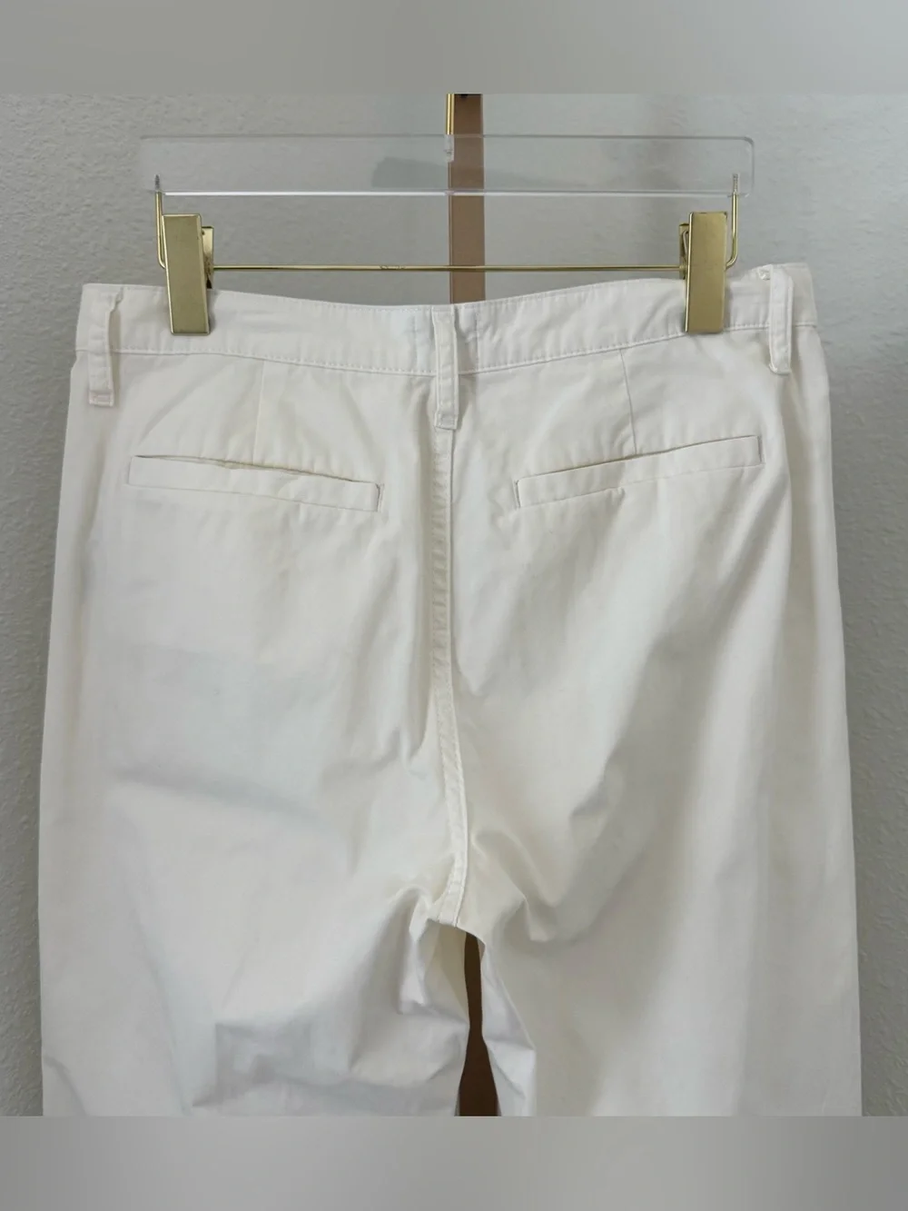 J.Crew Slouchy Boyfriend Chino Pants Women’s 27 Reimagined Ivory/Cream Straight